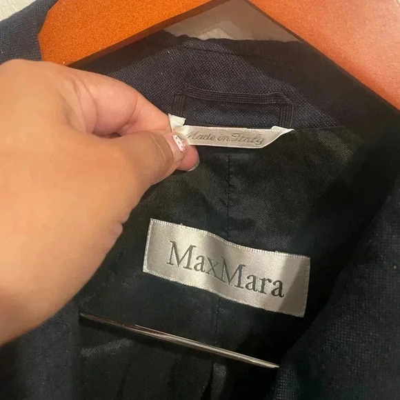 Max Mara wool blend blazer size 2 - Picture 3 of 4